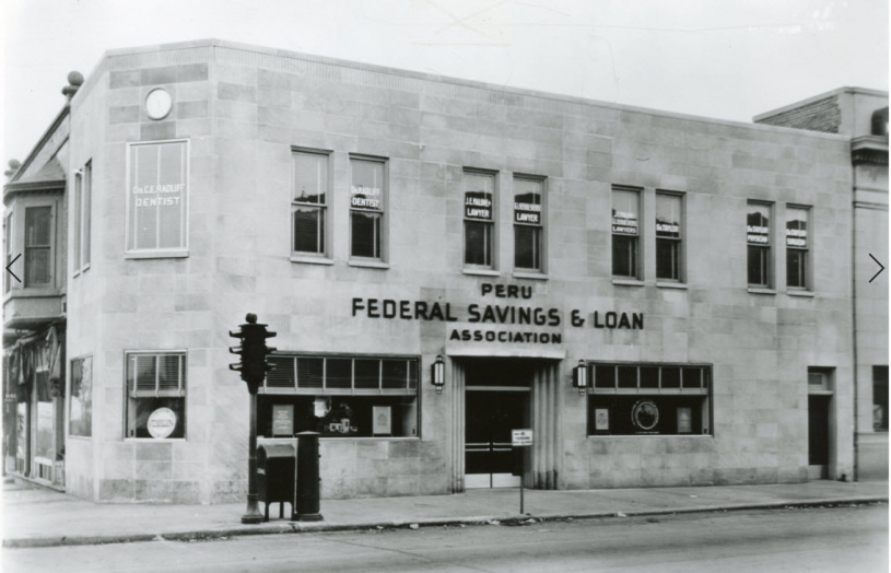 History  Peru Federal Savings Bank